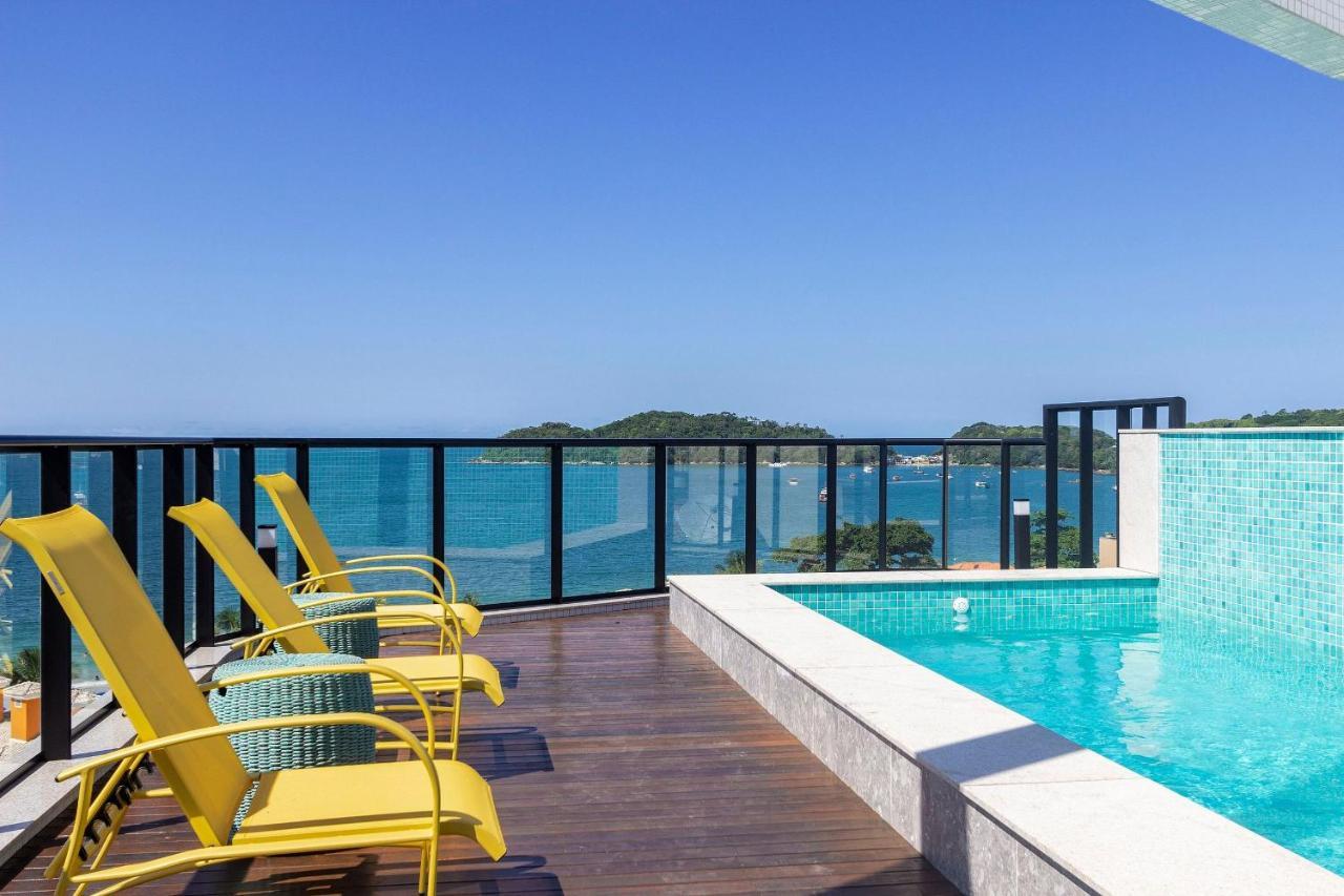 Aion Suites 205 - Lindo Apartamento Com Vista Para O Mar, A 60M Da Praia De Bombinhas, Com Piscina E Academia No Rooftop. Exterior foto